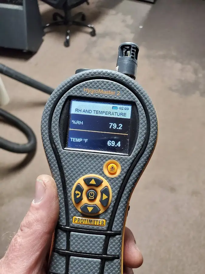 Moisture meter humidity assessment for Fire & Smoke Damage Restoration in Sinton